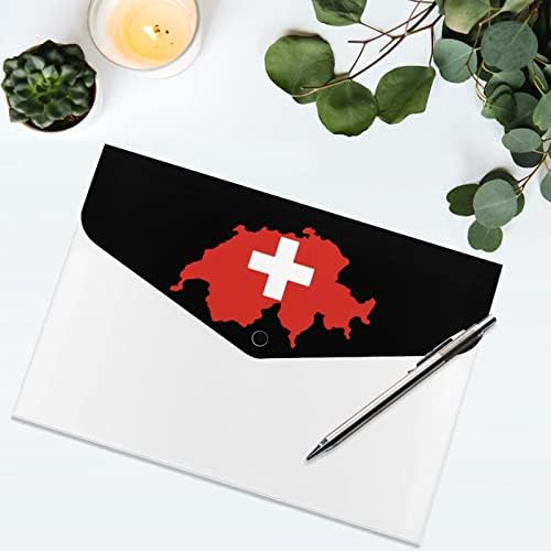 דגל מפה של שוויץ אקורדיון קובץ ארגונית הרחבת קובץ תיקיית 6 כיסים קובץ מחזיק עבור בית ספר בית משרד