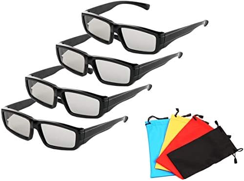 פסיבי 3ד משקפיים מקוטב עדשות עבור פסיבי 3ד טלוויזיות ראלד קולנוע מקרנים סוני שארפ סמסונג פיליפס, הערה: