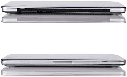 מארז רובן עבור MacBook Retina Pro 15 אינץ 'A1398, מעטפת מארז קשיח מפלסטיק חלק עם כיסוי מקלדת TPU,