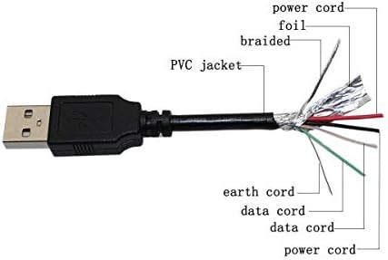 MARG USB כבל טעינה מחשב נייד מחשב נייד 5V DC מטען כבל חשמל עבור CAYIN SPARK C6 WM8741 DAC מגבר אוזניות נייד