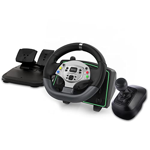 גלגל מירוץ NBCP, גלגלי היגוי משחקים נהיגה סימולטור מכוניות סימולטור 270 ° Pro Volante PC PC PLEARS