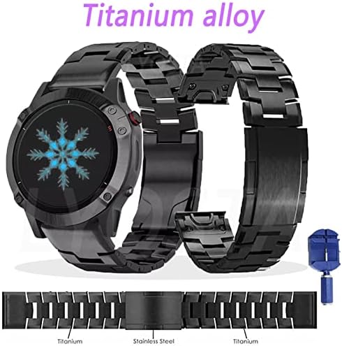 החדש טיטניום סגסוגת צמיד שעון רצועת עבור פניקס 6 פעמים צמיד 22 26 ממ עבור גרמין פניקס 6 6 פעמים פרו