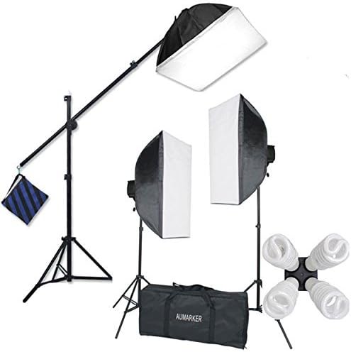 StudiOFX H9004SB2 2400 וואט צילום גדול ערכת תאורת תמונות רציפה