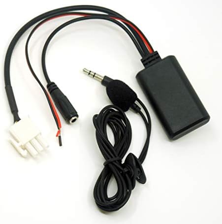COLORPARTS 3 PIN AUX AUX מתאם כבל Bluetooth מיקרופון תואם להונדה גולדווינג GL1800 Audio NAV