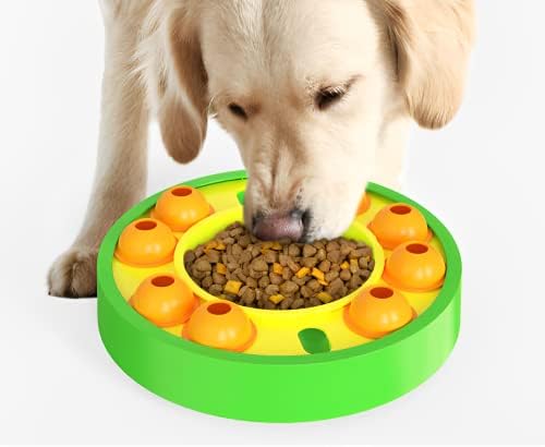 כלב חיות מחמד פאזל צעצועי איטי מזין אינטראקטיבי להגדיל גור מנת משכל-מזון מתקן לאט אכילת החלקה