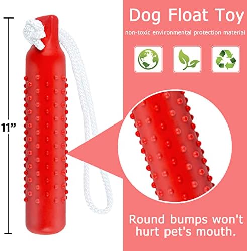 כלב צעצוע לצוף, גומי טבעי כלב פגוש עם חבל - כלב אימון צעצועים, אינטראקטיבי כלב להביא צעצועי