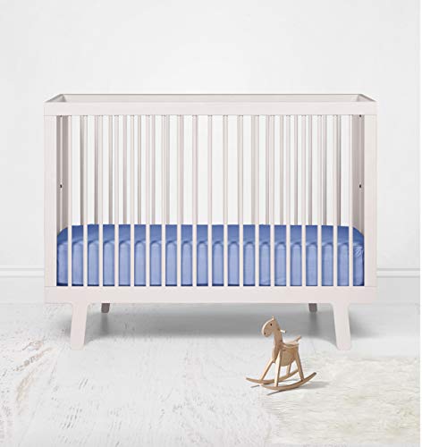 Bacati - מוצק כותנה Percale Baby Baby עריסה רגילה או מיטת פעוטות מיטות פעוטות