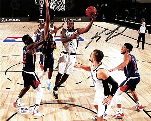 Kawhi Leonard חתם על 8x10 Photo PSA/DNA San Antonio Spurs חתימה - תמונות NBA עם חתימה