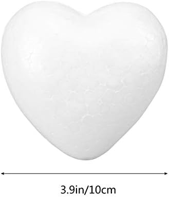 עיצוב חתונה של Stobok 3 יחידות קצף מלאכה לבבות לבבות קלקר בצורת לב בצורת לב כדורים עבור פרחי מלאכה