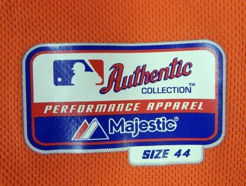 2013-2019 יוסטון אסטרוס 8 משחק משומש גופיות כתום צלחת שם הוסרה 44 601 - משחק גופיות MLB משומשות