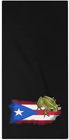 מגבת כביסה של פוארטו ריקו מגבת כביסה 28.7 X13.8 מטליות פנים סיבי סופר -סיבים סופגים מאוד מגבות מגבות