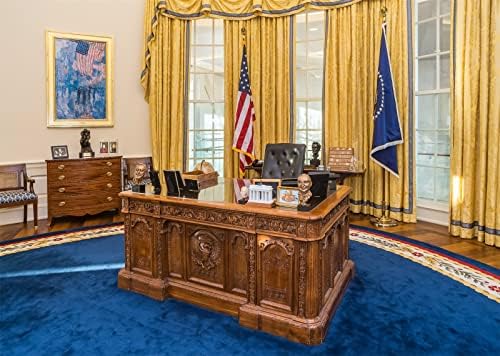 לוקור 5 על 4 רגל בד נשיא משרד צילום רקע שולחן של הבית הלבן סגלגל משרד רקע יום הולדת קישוטי ארהב נשיאותי