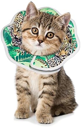 Comsun Cont Cont Cons Collar מתכוונן צווארון התאוששות חיות מחמד לחתול לאחר הניתוח חרוטים חתולים קלים עם