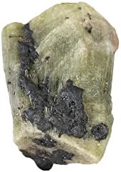 Gemhub טבעי טבעי ירוק גולמי טורמלין ריפוי מחוספס קריסטל 7.65 סמק. אבן חן לשימושים מרובים
