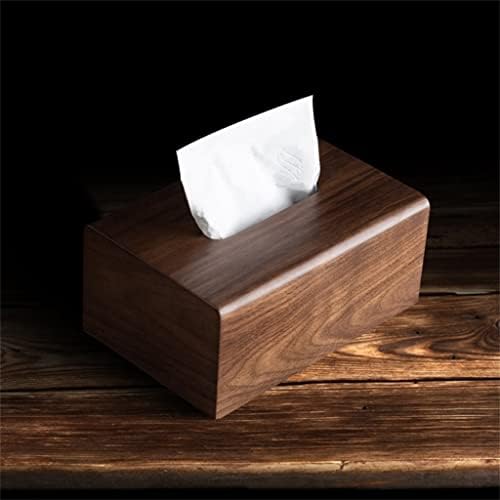 קופסת רקמות LLLY עם מכסה נשלף מחזיק נייר מפית קופסת פיות שולחן קפה שולחן קפה קופסת מגירות עליון