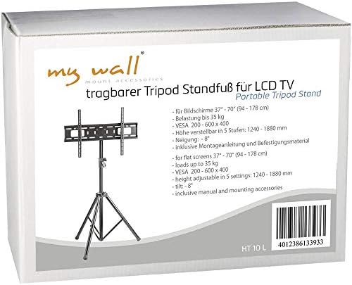 Mywall HT10L חצובה דוכן עבור LCD TV שחור