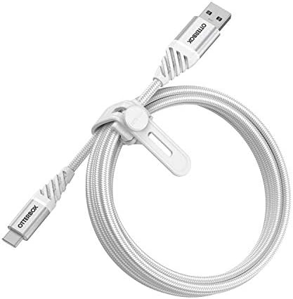 Otterbox Premium USB-A לכבל USB-C, 1M-Cloud White