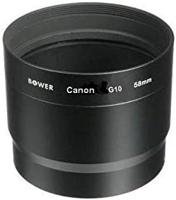 זווית רחבה 58 ממ ועדשת טלפוטו 2x עבור Canon PowerShot G12 G11 G10