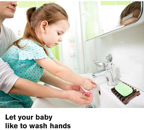 מחזיק תבשיל סבון Magift, מארז סבון מעץ בחדר אמבטיה, תבשיל מקלחת אמבטיה של כיור, מלבני, מלאכת