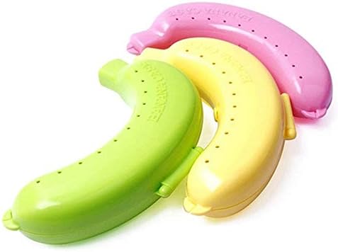 תיבת מקרה מיכל חמוד אחסון 3 צבעים בננה הצהריים מחזיק פירות מגן מזון אחסון ארוחת הכנת תיק לגברים