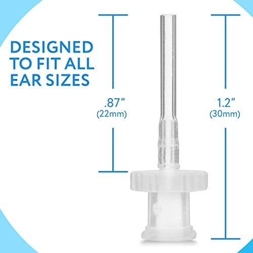 25-חבילה של אוזן מכונת כביסה חד פעמי טיפים / החלפת אוזן לשטוף צינורות-תואם עם רופא קל פיל וקרנף אוזן מנקי / אוזן