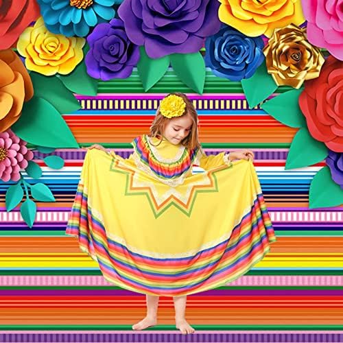 מקסיקני פיאסטה נושא מסיבת פסים סינקו דה מאיו נייר פרחי רקע קישוט תא צילום אבזרי אספקת גדול באנר