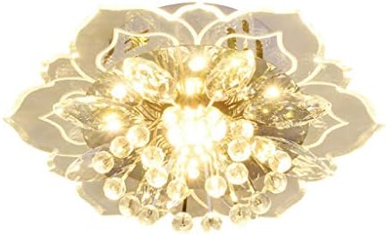 Lysldh LED גביש גביש תקרה אור פרח צורה מנורת תקרה צבעונית אור לסלון חמות מסדרון מעבר