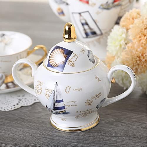 ערכת תה בסגנון אירופאי של SDGH, קומקום קרמיקה, סט קפה יצירתי, תה אחר הצהריים באנגלית, כוס סין עצם, סט תה ריחני