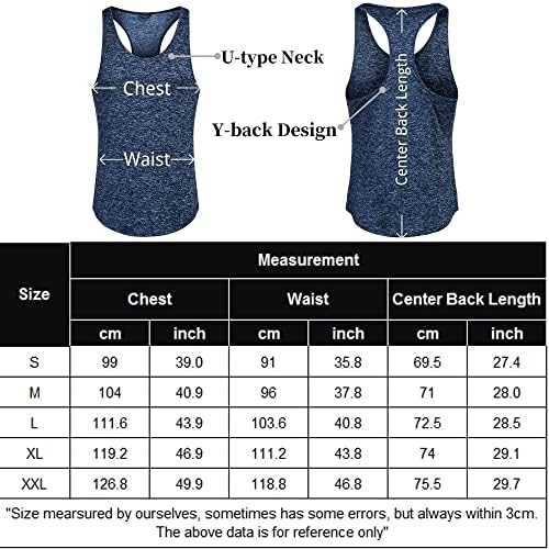COOFANDY MES 3 Pack Tail Manks גופיות y-back אימון שריר טי אימון פיתוח גוף כושר חולצות ללא שרוולים