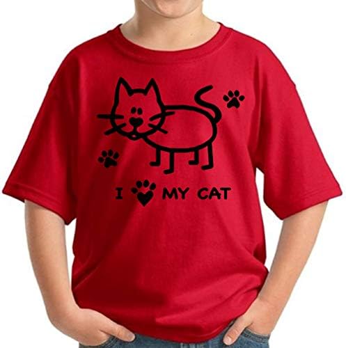 חולצת טריקו לחתול Pekatees אני אוהבת את חולצות החתולים שלי לחתולים
