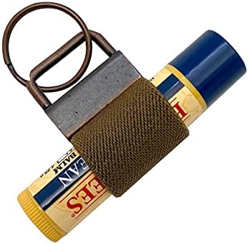 בית טלאק קארי אלסטי מתאים לכל גודל או צורה שפתון שפתון מחזיק מפתחות עם טבעת מפתח