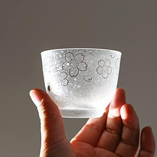 זכוכית כוסות חלבית קרח קריסטל זכוכית כוס 4-חתיכה להגדיר 6 עוז מודפס קפה ויסקי חוץ אלכוהול משקאות למען זכוכית