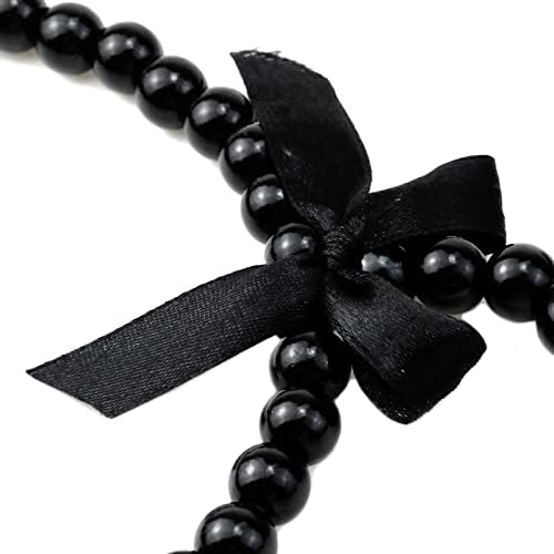 LC Lictop Black Peal חרוזים מארגן צעיף לעניבות, צעיפי צעיפים, רעלות
