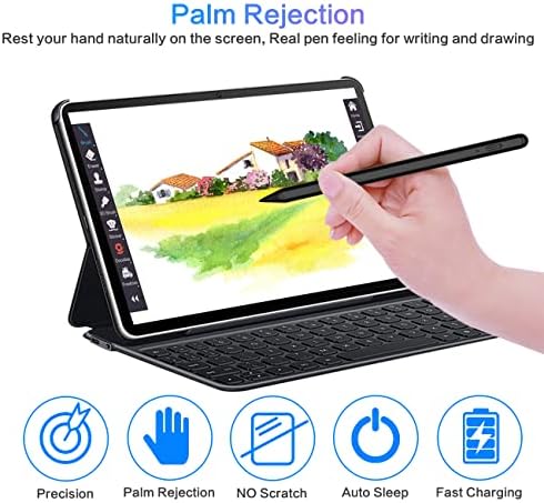 עיפרון חרט עבור Apple iPad Pen-עט לאייפד 8th 8th 7th דור שישי מדויק דחיית דקל דחייה פעילה לעיפרון