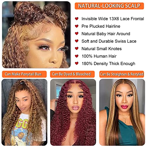 שיער טבעי פאות עבור נשים שחורות 32 אינץ עמוק גל פאה צבעוני 13 * 6 פרונטאלית פאות שיער טבעי פאות שיער טבעי מראש