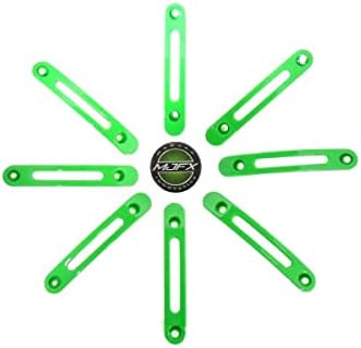מכנס גלגל ירוק Madjax לגלגל אשליה 14x7 8 תוספות לגלגל אחד