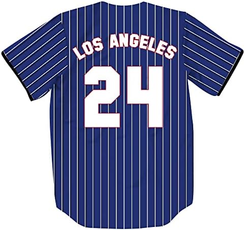 Tifiya לוס אנג'לס 99/23/24 פסים מודפסים ג'רזי בייסבול LA חולצות קבוצת בייסבול לגברים/נשים/צעירים