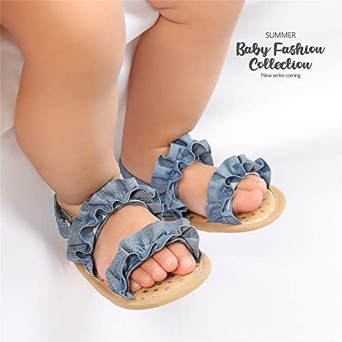 בנים תינוקות בנות סנדלי תינוקת קיץ שמלת יילוד דירות נעליים נעלי עריסה רכות סנדלי חוף סנדלים להליכים ראשונים נעליים