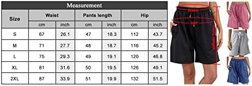 מכנסיים קצרים של מכנסי ברמודה לנשים אדיגי מכנסיים קצרים עם כיסים עם מכנסי מכנסיים קצרים מזדמנים מכנסי