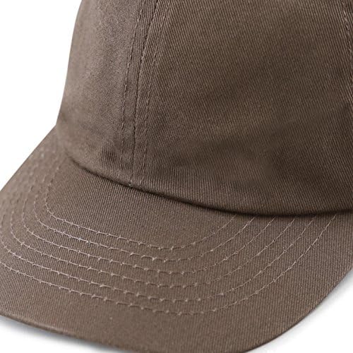 ילדים שטפו כותנה פרופילית נמוכה וג'ינס UPF 50+ כובע כובע בייסבול רגיל