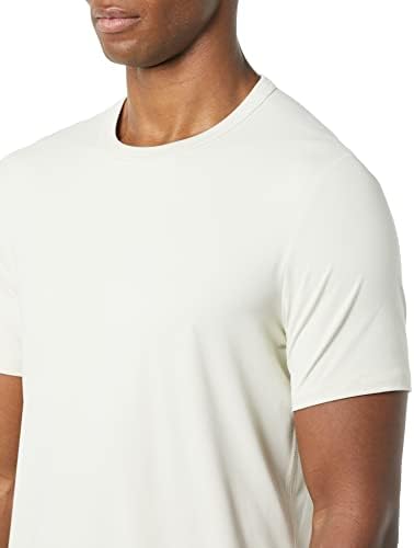 חולצת טריקו פעילה עם שרוול קצר בגזרה דקה לגברים