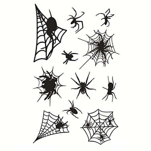 זרוע קעקועי אמנות זמנית קעקועים, עכביש ג'ק פנס מכשפה אינטרנט רוח רפאים דלעת עטלף גולגולת ספינת השטן