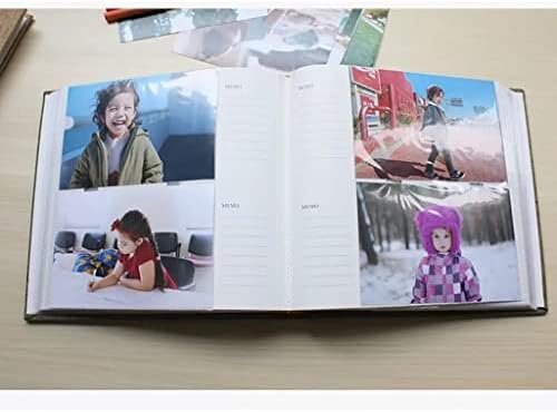 אלבום תמונות של N/A בגודל 6 אינץ '200 עמודים Slip Scripbook Strapbook נייר אלבומי ספר אלבומים