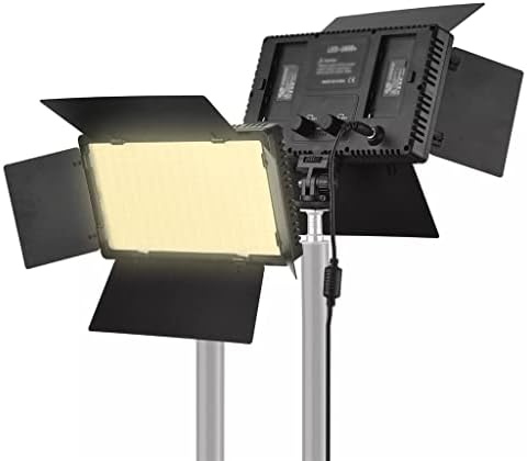 WXBDD LED וידאו אור אור צילום לוח אור 600 דלקים 3200-5600K 1/4 כדור בורג לצילום זרם חי