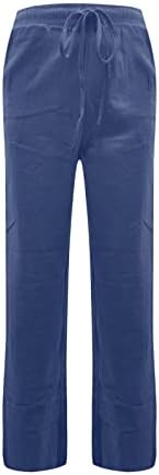 מכנסיים לחבר HDZWW מכנסיים לנשים טרקלין ספורט קיצים מכנסיים גבוהים משקל קלים סולידי פלקס מחודד מכנסי מכנסי