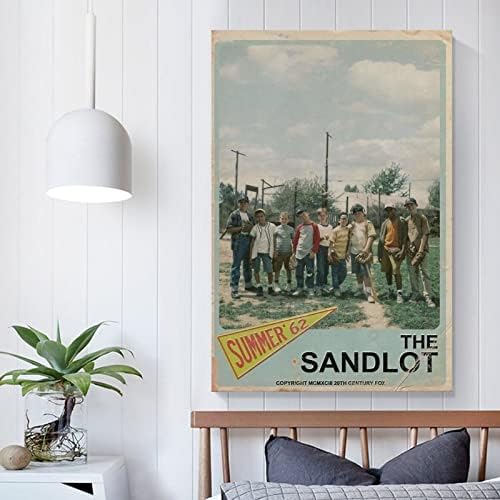 Loebke The Sandlot Poster סרט קלאסי סרט וינטג 'פוסטר פוסטר דקורטיבי ציור דקורטיבי כרזות קיר קיר