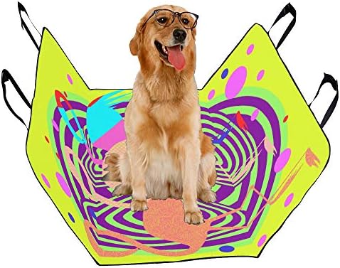 כיסוי מושב כלב מותאם אישית עיצוב עתידי סגנון הדפסה יצירתית מושב מכונית מכסה לכלבים עמיד למים עמיד עמיד רך