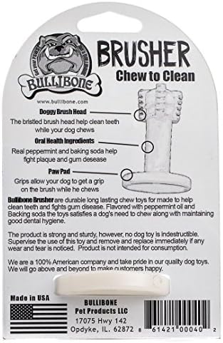מברשת בוליבר: כלב שיניים ניקוי צחצוח מברשת שיניים מקל-לאורך זמן ניילון מנטה ללעוס צעצוע עבור כלב