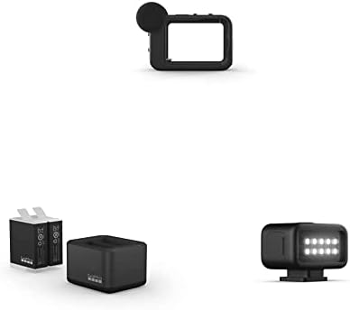 Mod Media Gopro ומטען סוללות כפול + 2 סוללות Enduro - אביזר רשמי של GoPro & Light Mod