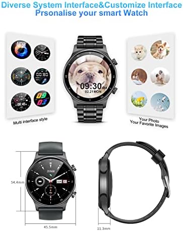 שעון חכם Lige עבור טלפונים אנדרואיד התואמים לאייפון סמסונג, מעקב אחר פעילות חכמה עם שעון חכם עם צג